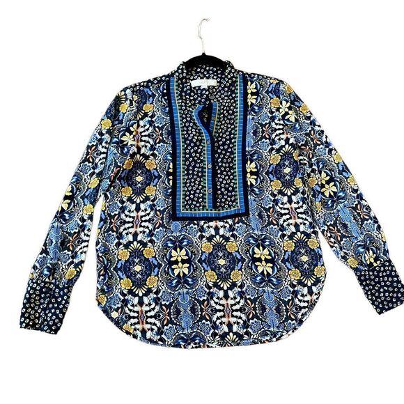 Loft mixed print blouse size xs - Picture 1 of 9